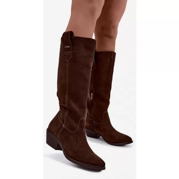  Dámské kozačky BIG STAR SHOES UU274519 CHOCOLATE 