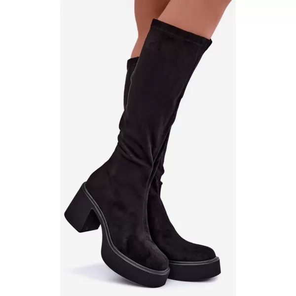  Dámské kozačky BOTO 7537 BLACK 