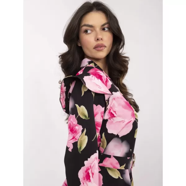 Dámské lacláče ITALY MODA DHJ-KO-20615-2.60 BLACK AND PINK 