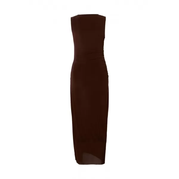  Dámské šaty URBAN CLASSICS TB8183 BROWN 