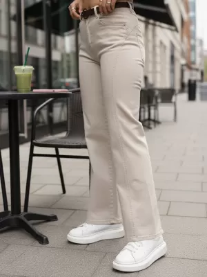 Dámské kalhoty DSTREET ECRU