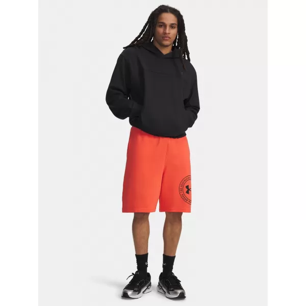  Pánské kraťasy UNDER ARMOUR RIVAL LW GRAPHIC SHORTS 6014689-690 ČERVENÁ 