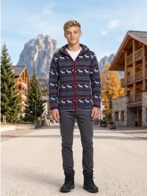 Dětský hřejivý svetr ALPINE PRO NORESO MOONLIT OCEAN VARIANTA PB