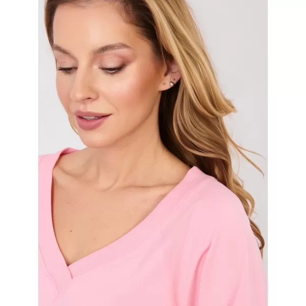  Dámské šaty BASIC FEEL GOOD RV-SK-7203.35P BRIGHT PINK 