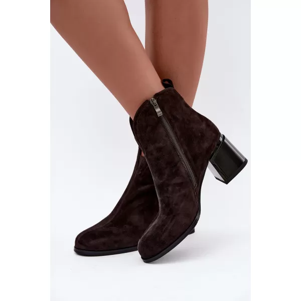  Dámské kotníkové boty VINCEZA 91178 BROWN 