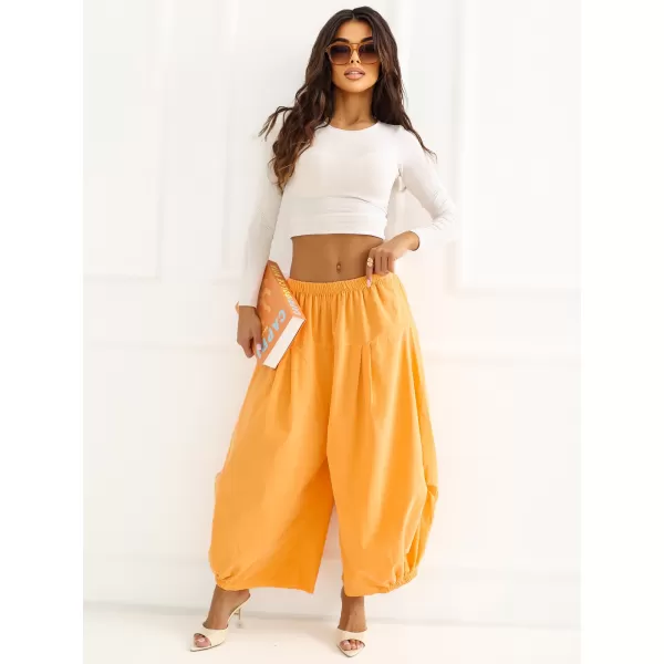  Dámské kalhoty ITALY MODA IT-SP-FL9321.95 BRIGHT ORANGE 