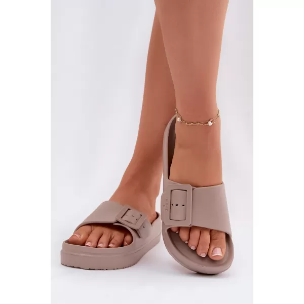  Dámské pantofle BIG STAR SHOES TT274A079 BEIGE 