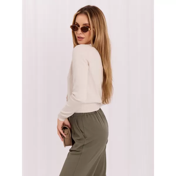  Dámský svetr ITALY MODA IR-SW-JK8687.07P LIGHT BEIGE 
