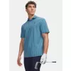Pánské polo UNDER ARMOUR UA DRIVE CHILL PRINTED POLO 6009724-466 MODRÁ