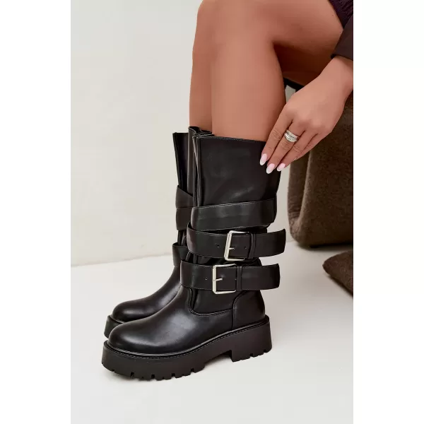  Dámské kozačky BOTO LQ-179 BLACK 