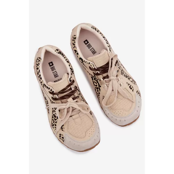  Dámské tenisky BIG STAR SHOES TT274549 BEIGE 