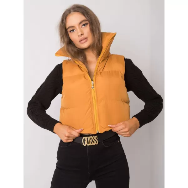  Dámská vesta EX MODA EM-KZ-898.30 DARK YELLOW 