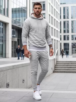 Pánská souprava DSTREET TMAVĚ ŠEDÁ