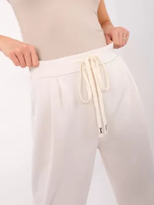 Dámské kalhoty ITALY MODA MI-SP-61700.80P LIGHT BEIGE