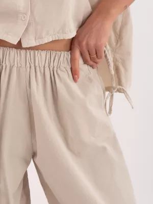 Dámské kalhoty ITALY MODA IT-SP-FL10309-1.02 BEIGE