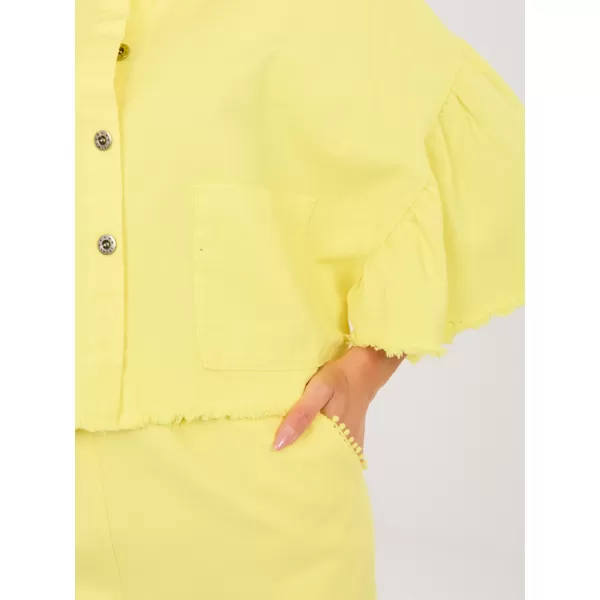  Dámská bunda RUE PARIS IT-KR-FL9998.85 BRIGHT YELLOW 