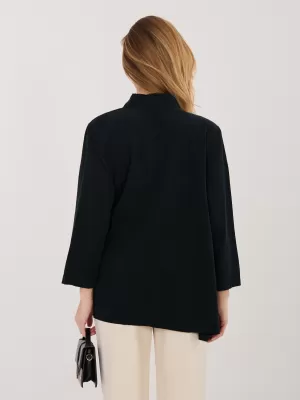 Dámská košile RUE PARIS IT-KS-FL10188.27 BLACK