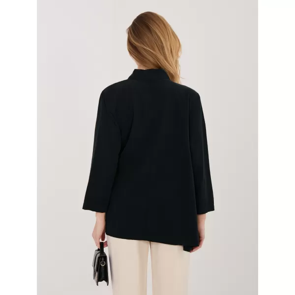  Dámská košile RUE PARIS IT-KS-FL10188.27 BLACK 