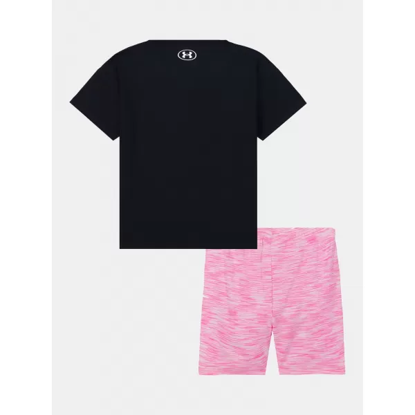  Dívčí souprava UNDER ARMOUR TWIST BIKE SHORT SET UASII0PR-001 ČERNÁ 