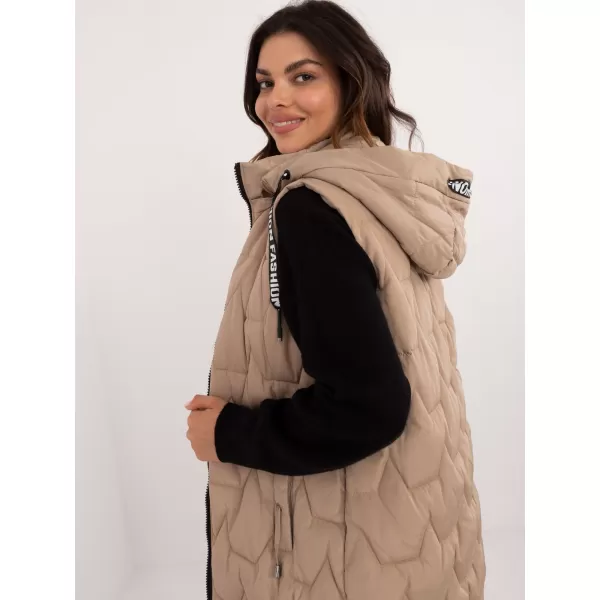  Dámská vesta FACTORY PRICE SK-KZ-HH-079.09 BEIGE 