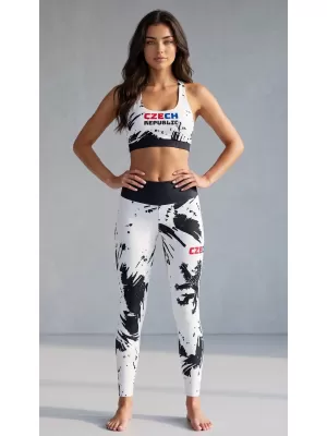 Dámské dlouhé funkční legíny premium (nové velikosti) ALTISPORT VOJ/ALW036LEG05 ABSTRAKCE