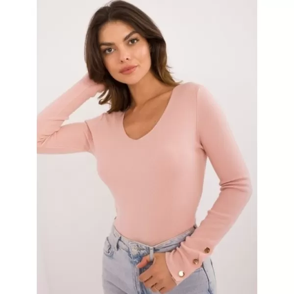  Dámský svetr WOOL FASHION ITALIA AT-SW-2334.49 BRIGHT PINK 