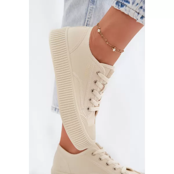  Dámské tenisky BIG STAR SHOES TT274271 BEIGE 