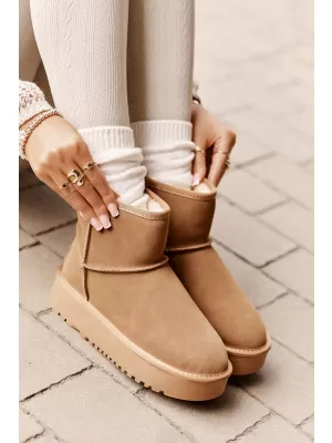 Dámské sněhule BOTO NN605 CAMEL