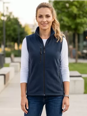 Dámská fleece vesta MALFINI EXIT W-525 NÁMOŘNÍ MODRÁ