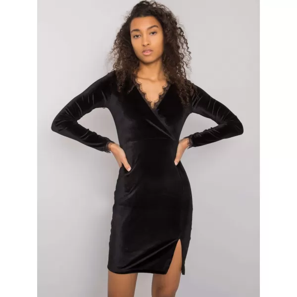  Dámské šaty RUE PARIS RV-SK-7343.29X NOIRE 