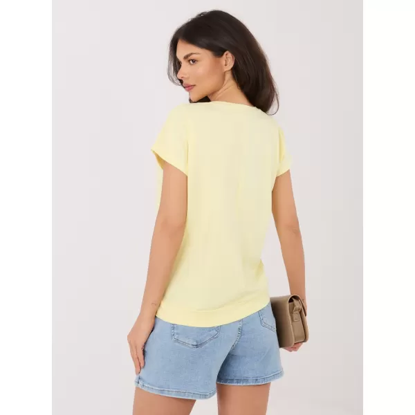  Dámské triko RUE PARIS RV-BZ-8837.67 BRIGHT YELLOW 