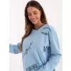 Dámská mikina RELEVANCE RV-BL-A968.00 LIGHT BLUE