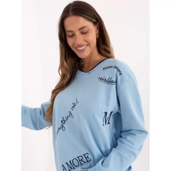  Dámská mikina RELEVANCE RV-BL-A968.00 LIGHT BLUE 