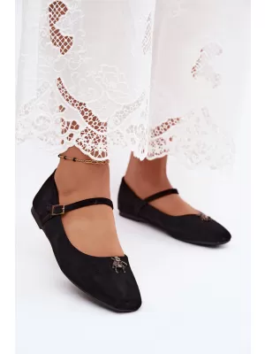 Dámské baleríny BOTO 6672 BLACK