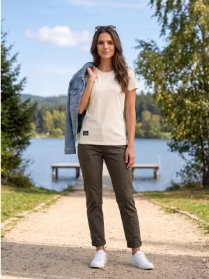 Dámské triko ALTISPORT NP/ALWST26001 NATURAL