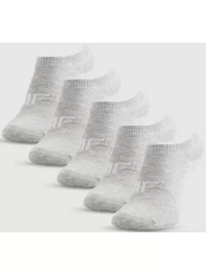 Ponožky 4F 4FJWMM00USOCF566 5 PÁRŮ COLD LIGHT GREY