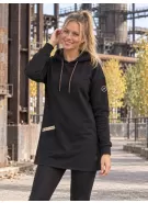 Dámská mikina ALTISPORT IVIE ČERNÁ