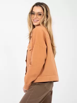Dámská bunda RUE PARIS IT-KR-FL9568.29P DARK ORANGE