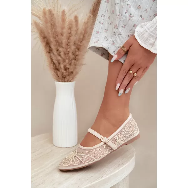  Dámské baleríny BOTO CH951 BEIGE 