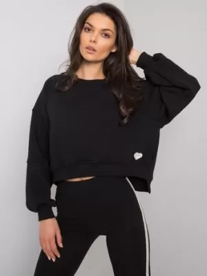 Dámská mikina RUE PARIS RV-BL-7334.69 NOIRE