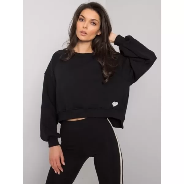  Dámská mikina RUE PARIS RV-BL-7334.69 NOIRE 