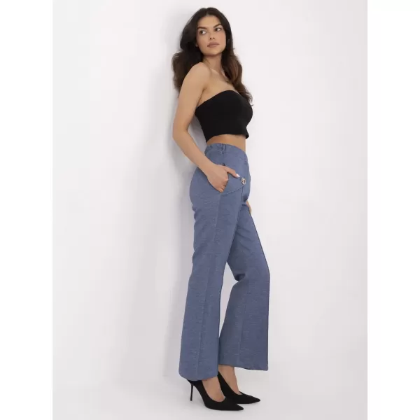 Dámské kalhoty ITALY MODA DHJ-SP-20518.12 DARK BLUE 