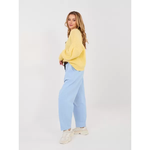  Dámské kalhoty ITALY MODA MI-SP-2690.00 LIGHT BLUE 