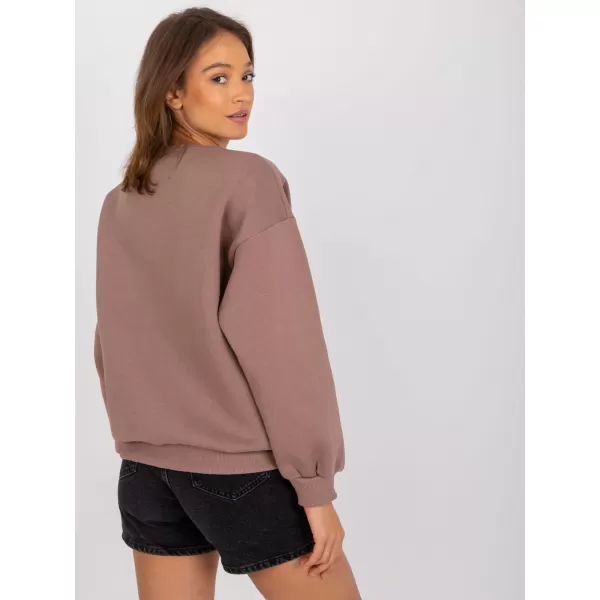  Dámská mikina EX MODA EM-BL-617/G.11 BROWN 