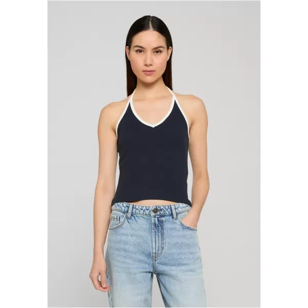  Dámský top URBAN CLASSICS TB8352-00155 NAVY 
