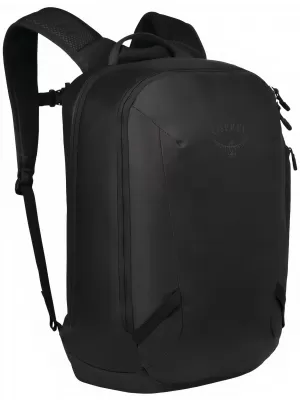 Městský batoh OSPREY TRANSPORTER PANEL LOADER RAVEN BLACK