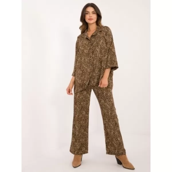  Dámský set ITALY MODA DHJ-KMPL-19589-4.64 BLACK AND BEIGE 