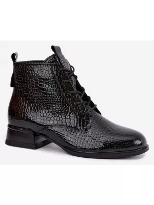 Dámské kotníkové boty VINCEZA 58659 BLACK