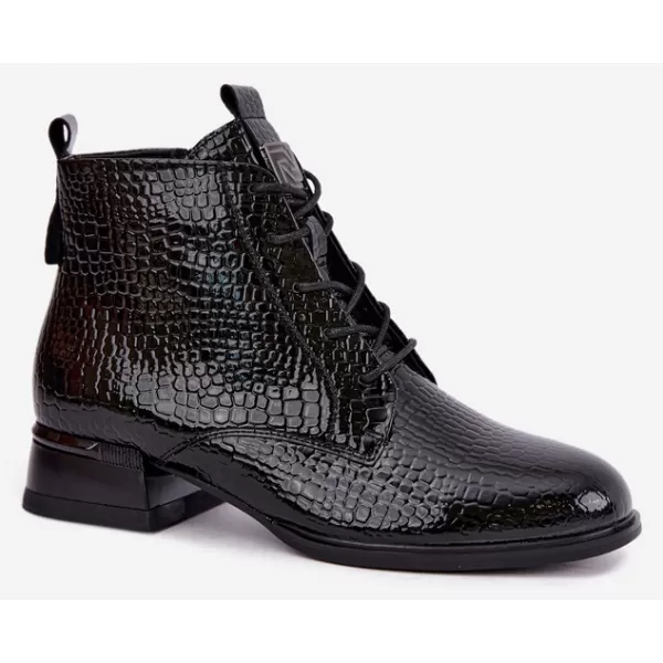  Dámské kotníkové boty VINCEZA 58659 BLACK 