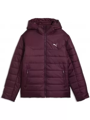Dámská bunda PUMA ESS HOODED PADDED JACKET 68523124 RUBY NOIR